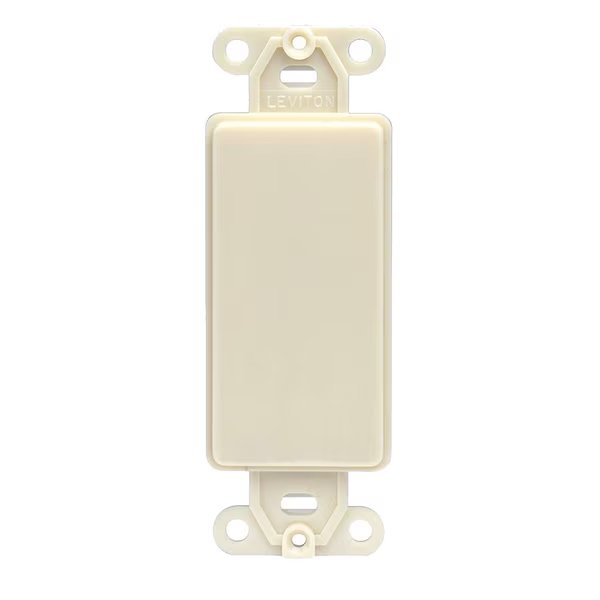 Wallplates Blank Decora Adapt/003, Leviton, Mfr#: 80414-I